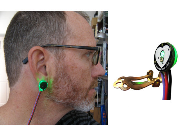 1x เซ็นเซอร์วัดอัตราการเต้น ชีพจร หัวใจ (Pulse Heart Rate Heartbeat Sensor)