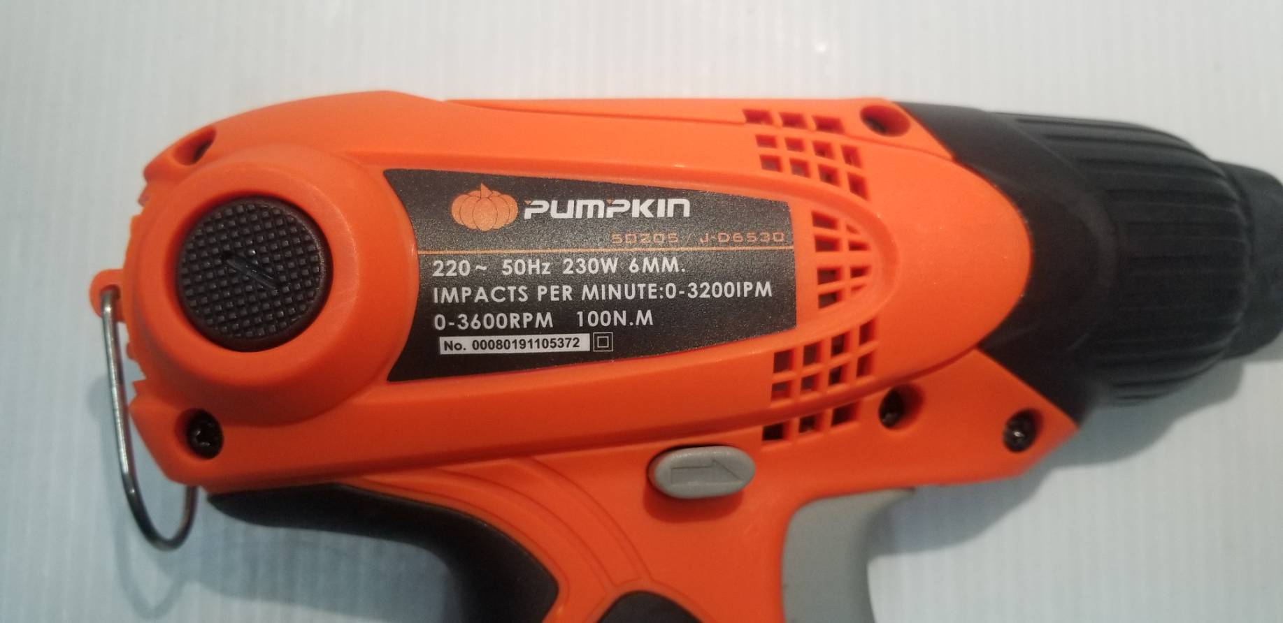 สว่านไขควงกระแทกไฟฟ้า 6 มม. รุ่น J-D6530 PUMPKIN #50205