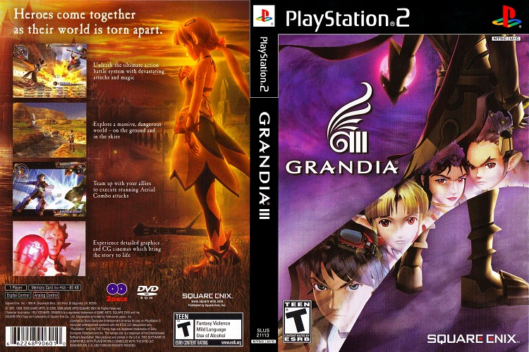 GRANDIA 3 [US : DVD5 2 Discs]
