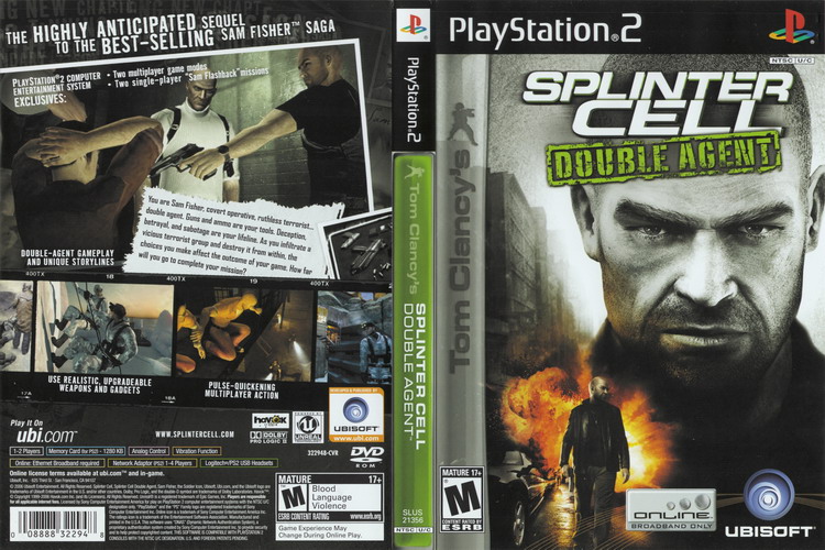 SPLINTER CELL DOUBLE AGENT [US : DVD5 1 Disc]