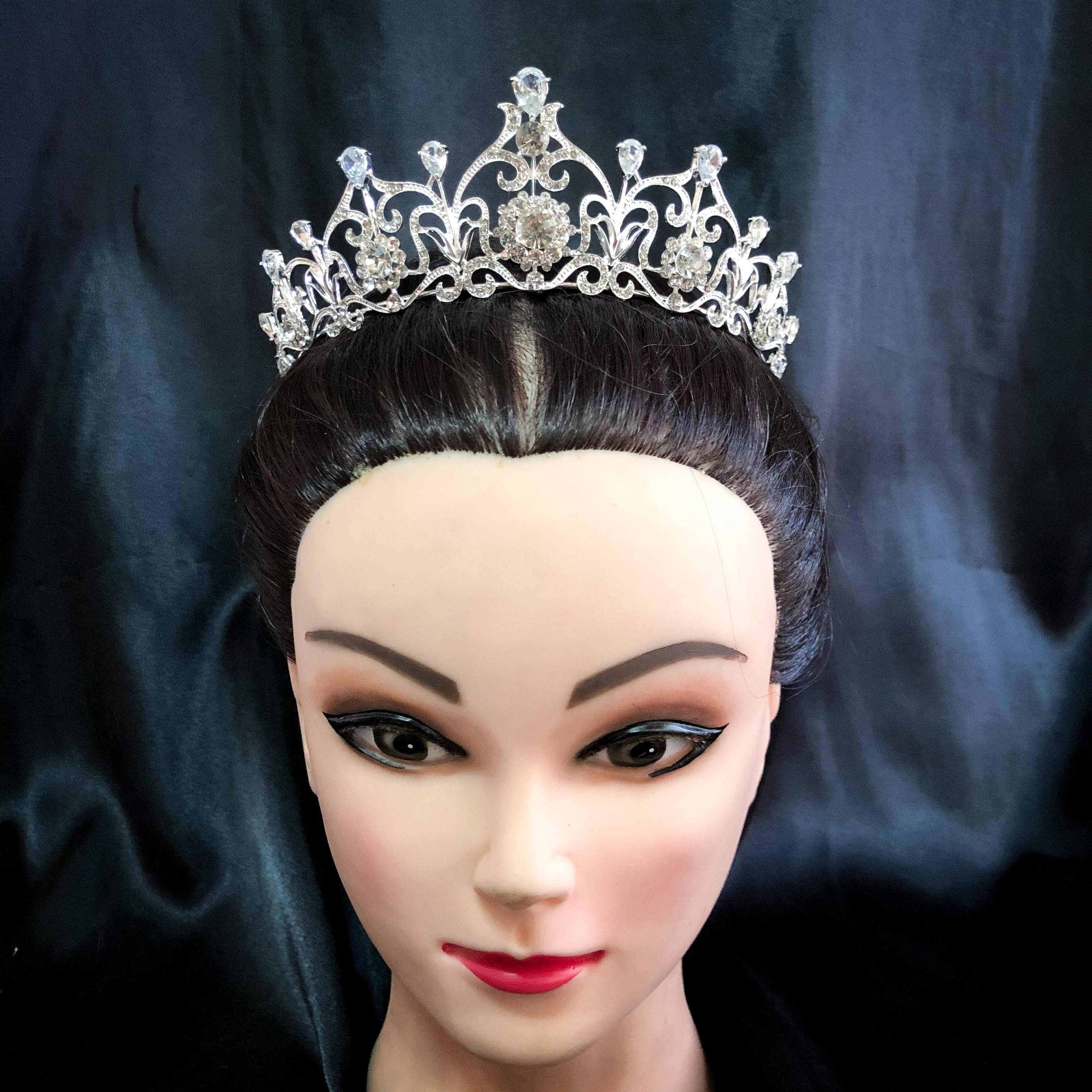 (พร้อมส่ง) เทียร่า 291 มงกุฎนางงาม มงกุฎเจ้าหญิง งานสวย ปราณีต QCเพชรทุกเม็ด สินค้าพร้อมส่งจากไทย