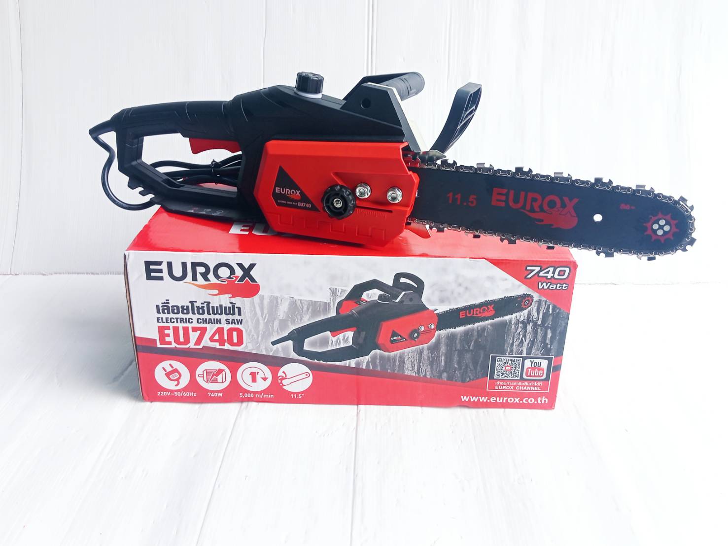 เลื่อยโซ่ไฟฟ้า11.5" EU740 EUROX