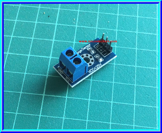 1x เซ็นเซอร์วัดแรงดัน DC 0-25V เป็น 0-5Vdc (DC Voltage Sensor)