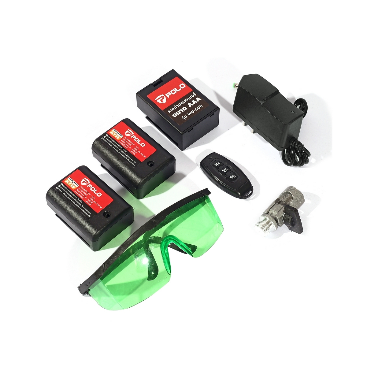 POLO เลเซอร์ระดับ 5เส้น WG-508 แสงเขียว พร้อมขา