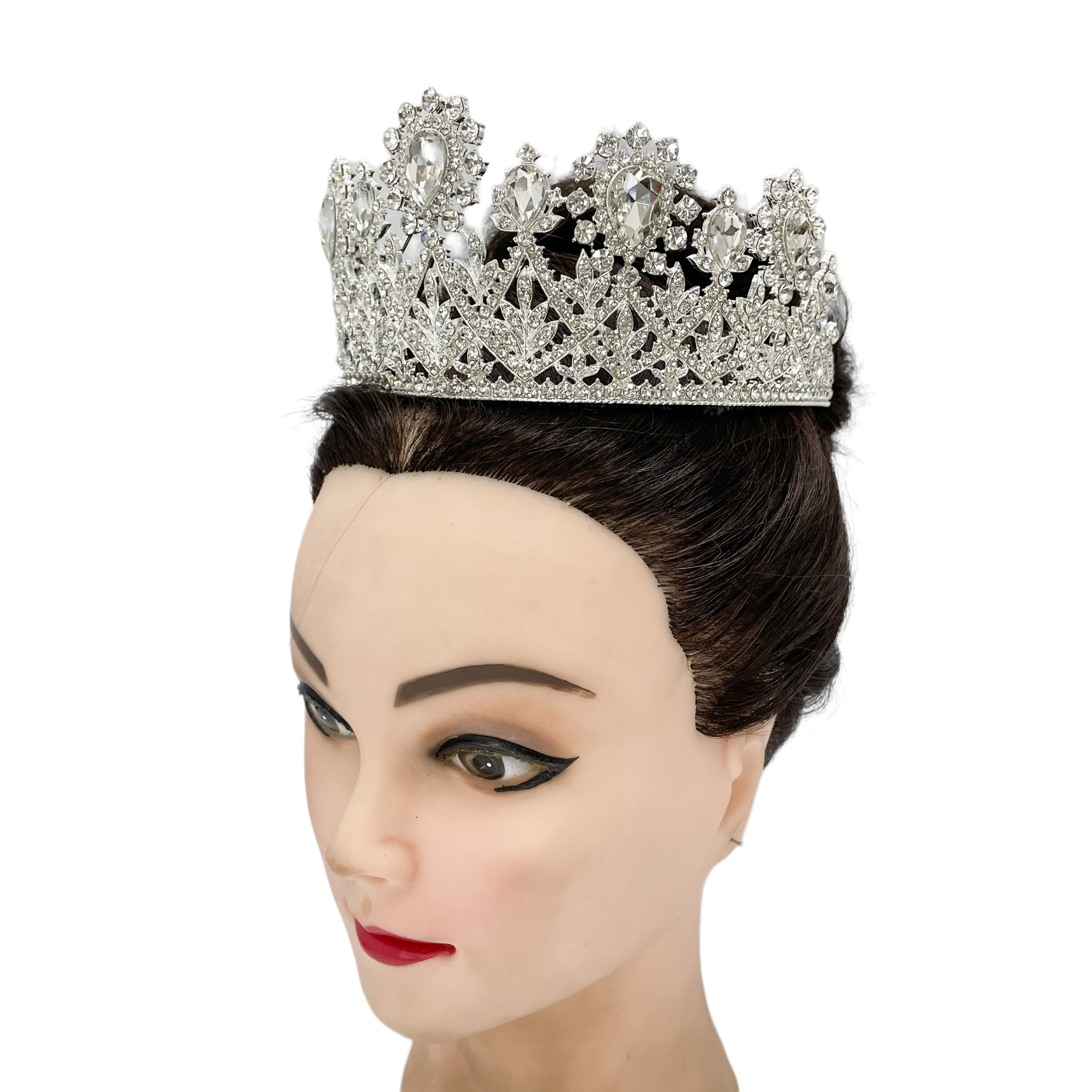 (พร้อมส่ง) เทียร่า 355 สีเงิน งานสวย ปราณีต QCเพชรทุกเม็ด สินค้าพร้อมส่งจากไทย