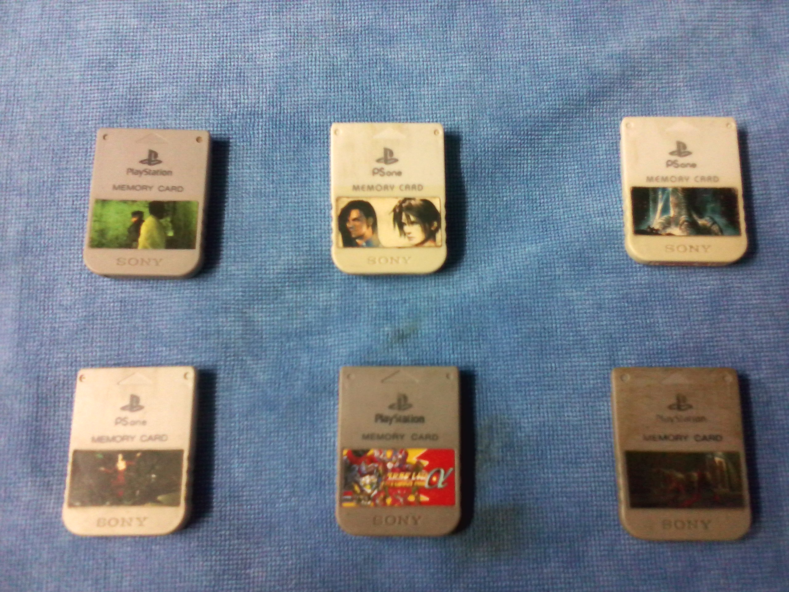 PS1 MEMORY CARD (15 BLOCKS, ตลับก๊อป, มือสอง)