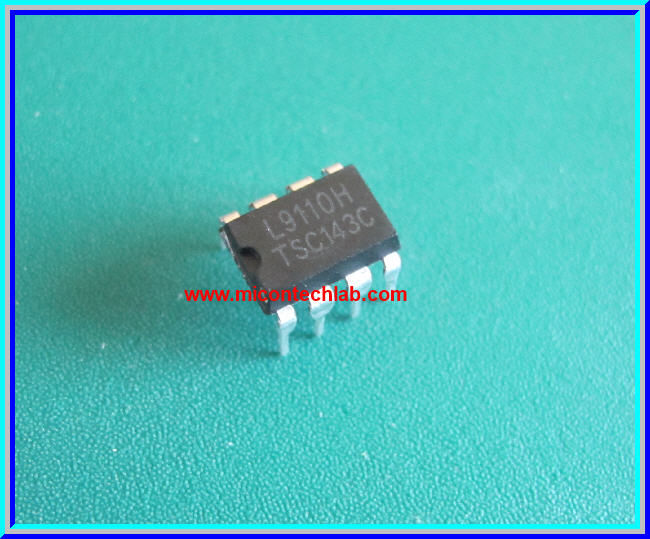 1x L9110H H-Bridge Dual DC motor Stepper motor drive DIP8 PINs IC Chip