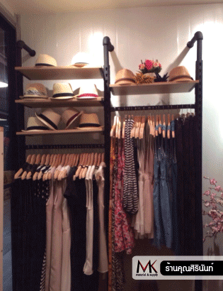 อุปกรณ์ตกแต่งร้านขายเสื้อผ้า อะคริลิค ราคาถูก
