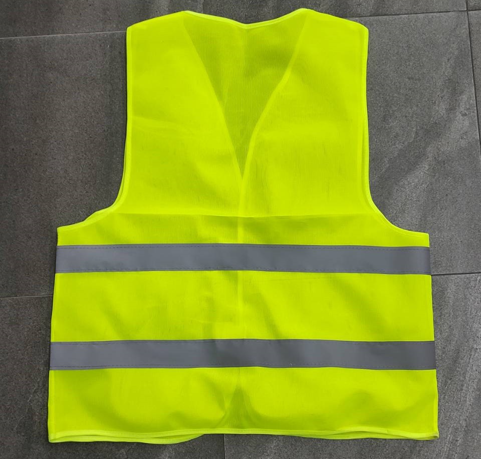 เสื้อสะท้อนแสง สีเขียวเหลือง WK415