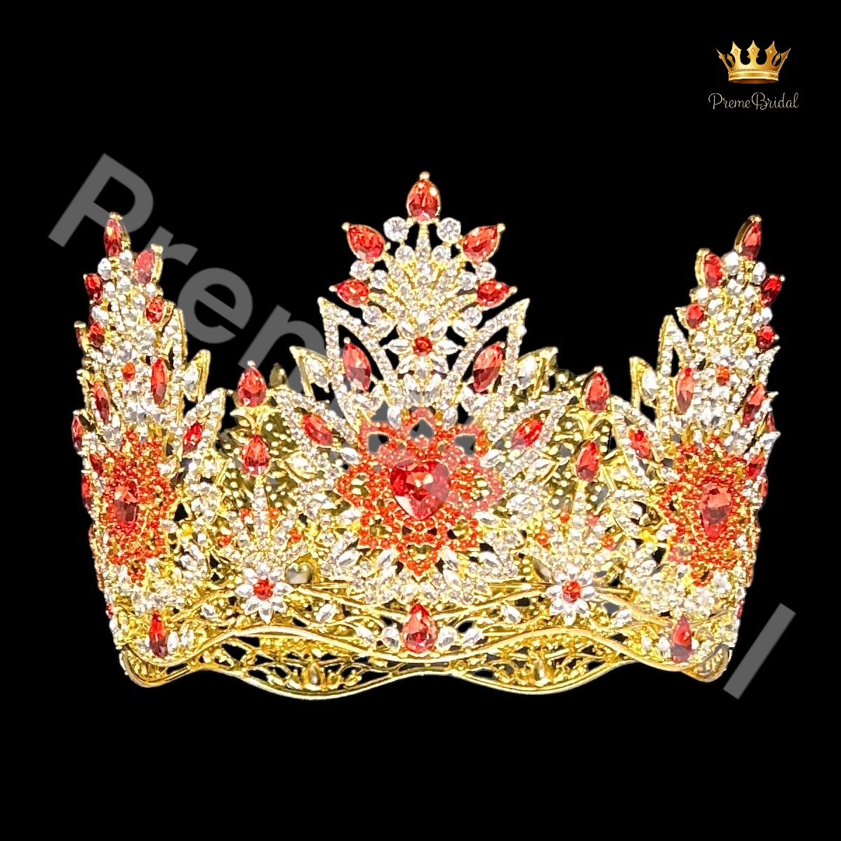 (พร้อมส่งจากไทย) มงกุฏ 128 Miss Universe Thailand 2021งานสวย รุ่นฐานกลม ส่งด่วน ส่งจาก จ.อุบลราชธานี