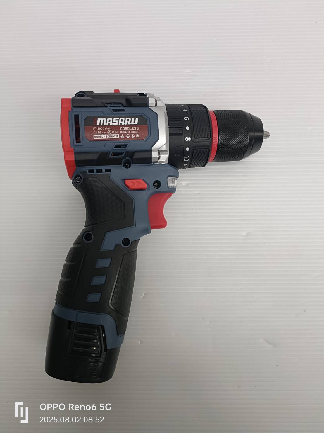 MASARU สว่านกระแทกไร้สาย 18V รุ่น SCDH-120-B2