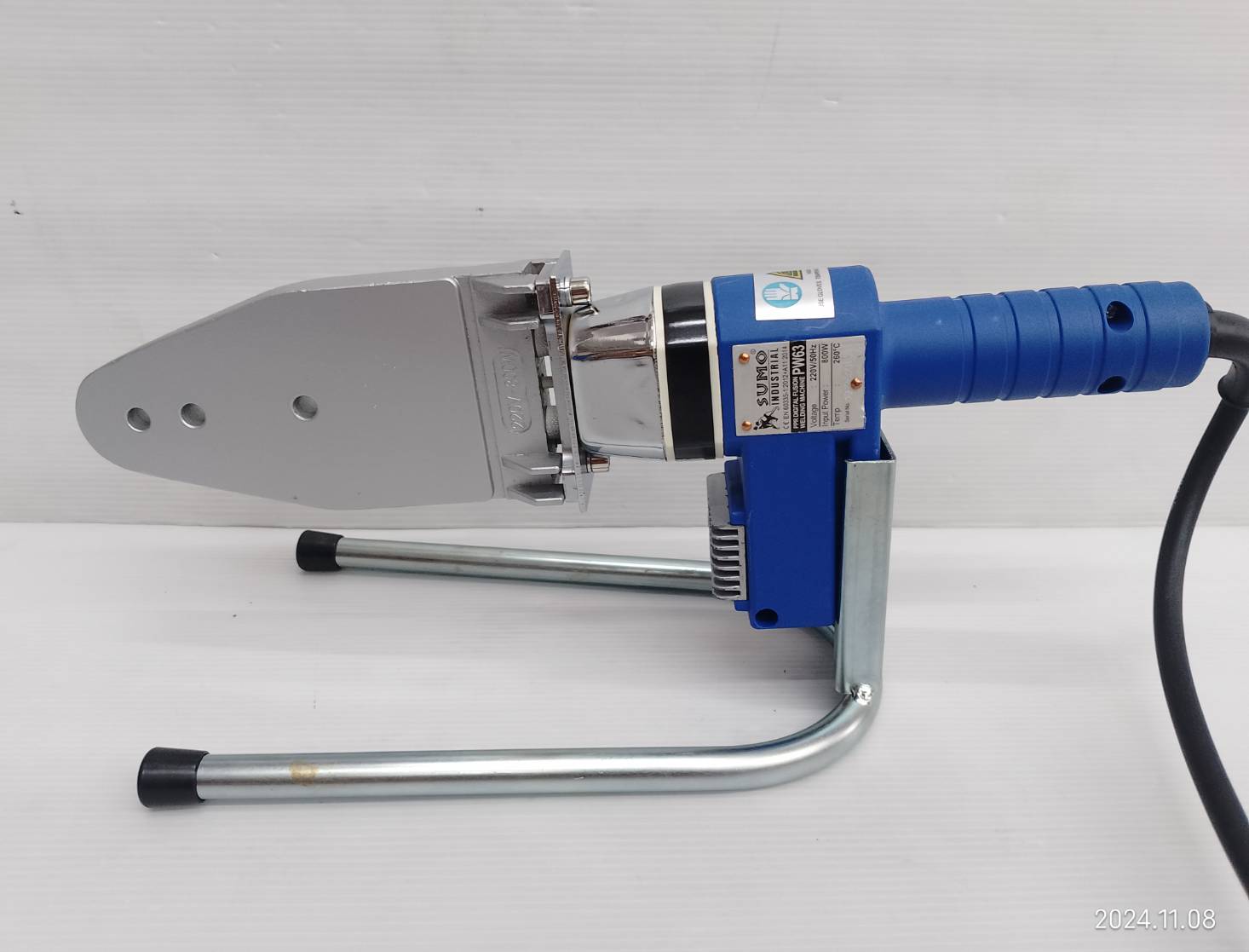 เครื่องเชื่อมท่อดิจิตอล P.E. PP-R รุ่น PW63 SUMO