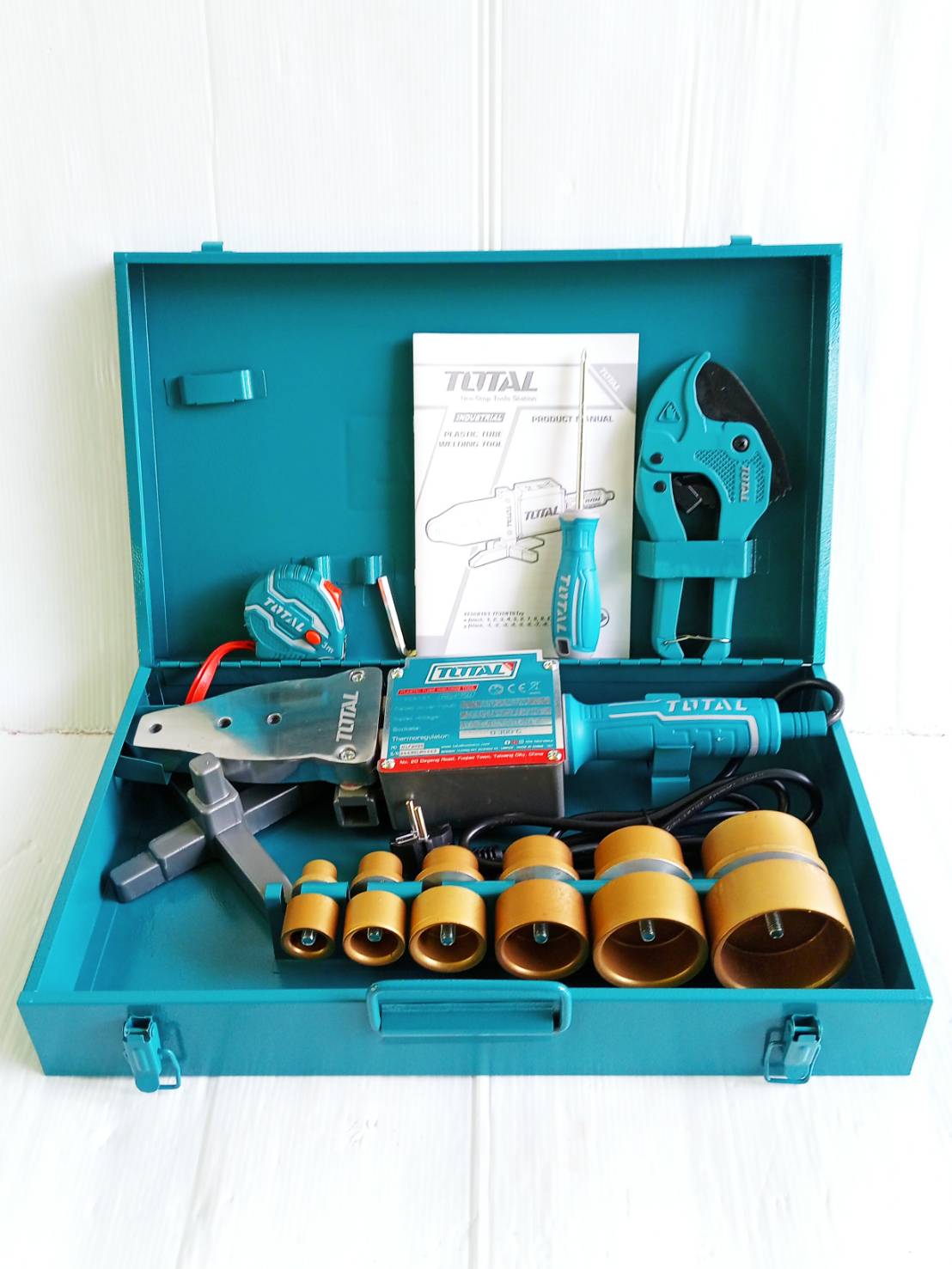 เครื่องเชื่อมท่อ PP-R TT328151 TOTAL 20-63มม.