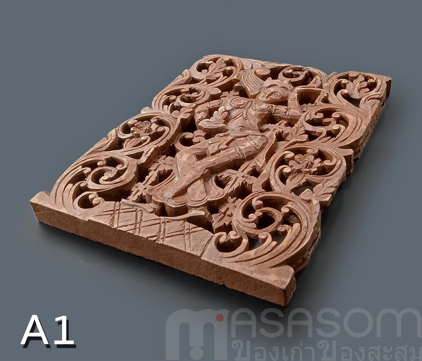 ไม้สักแกะสลักA1