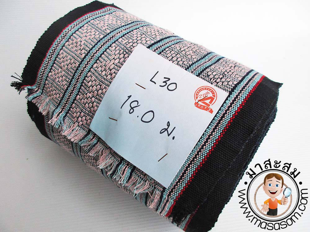 ผ้าแถบลายขิดใหญ่ L30