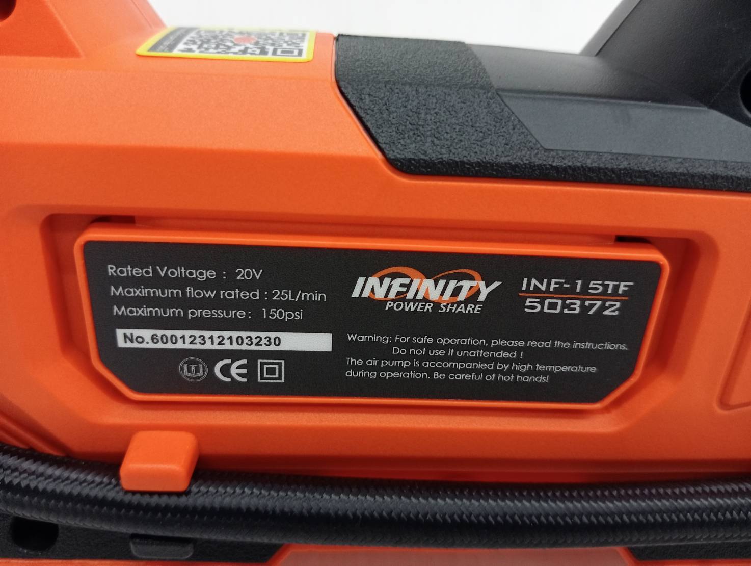 ปั้มเติมลม20V INF-15TF PUMPKIN