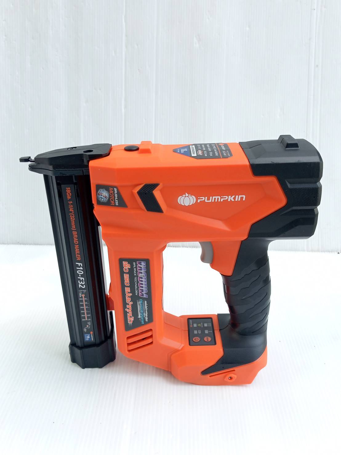 เครื่องยิงตะปูไร้สาย20V F32 INF-F32BNB PUMPKIN (เครื่องเปล่า) 50481