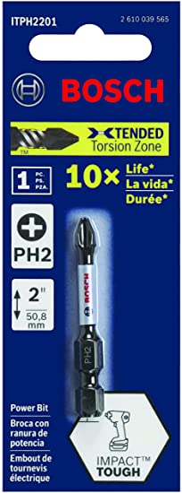 ดอกไขควงกระแทก PH2x50mm. BOSCH Long Life