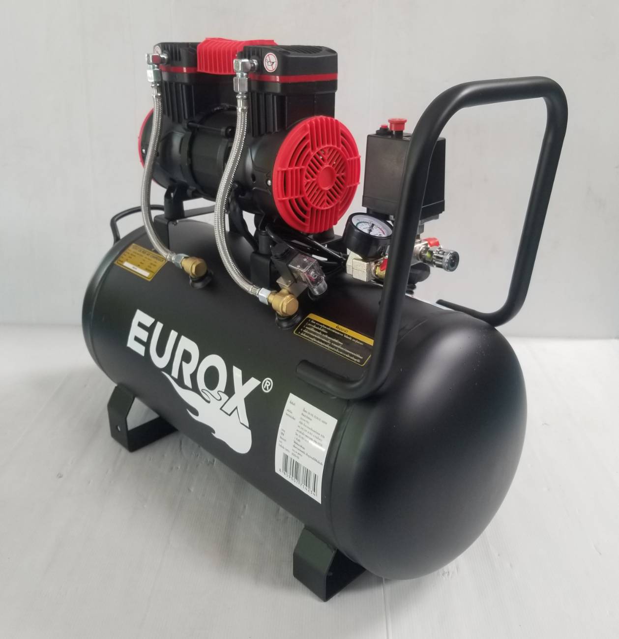 ปั๊มลมออยฟรี50ลิตร 1600W OS-50L EUROX Black Edition