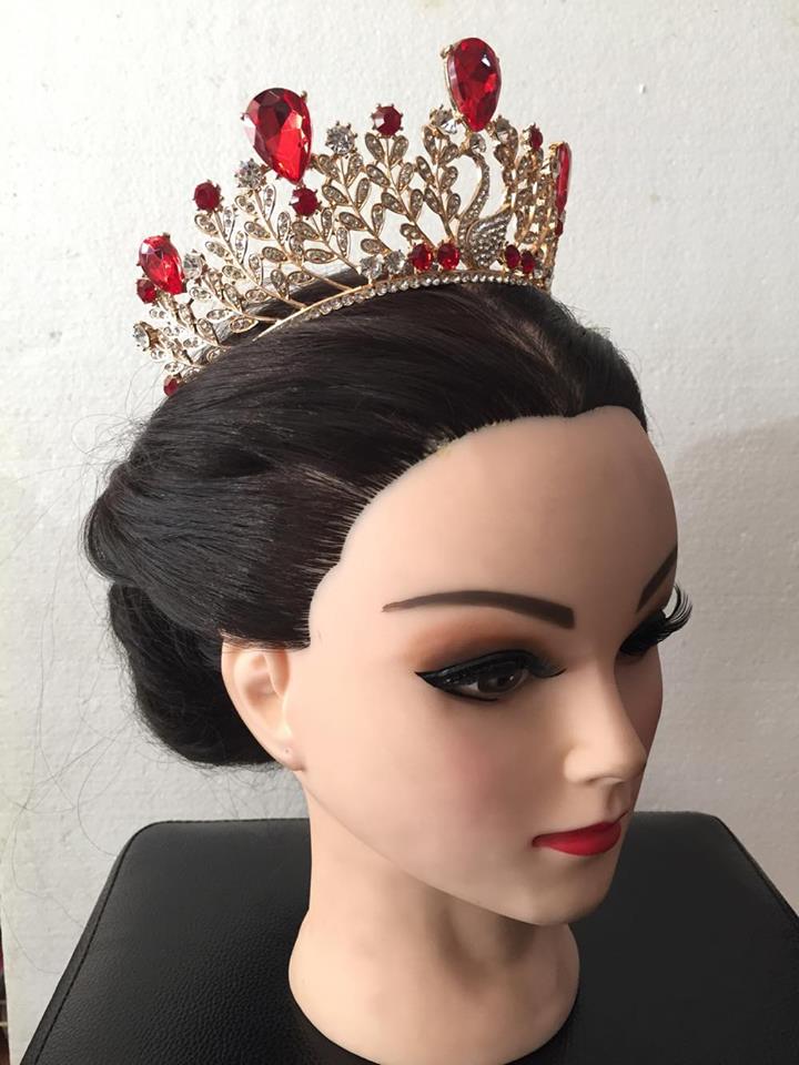 (พร้อมส่ง) เทียร่า 119 สีแดง