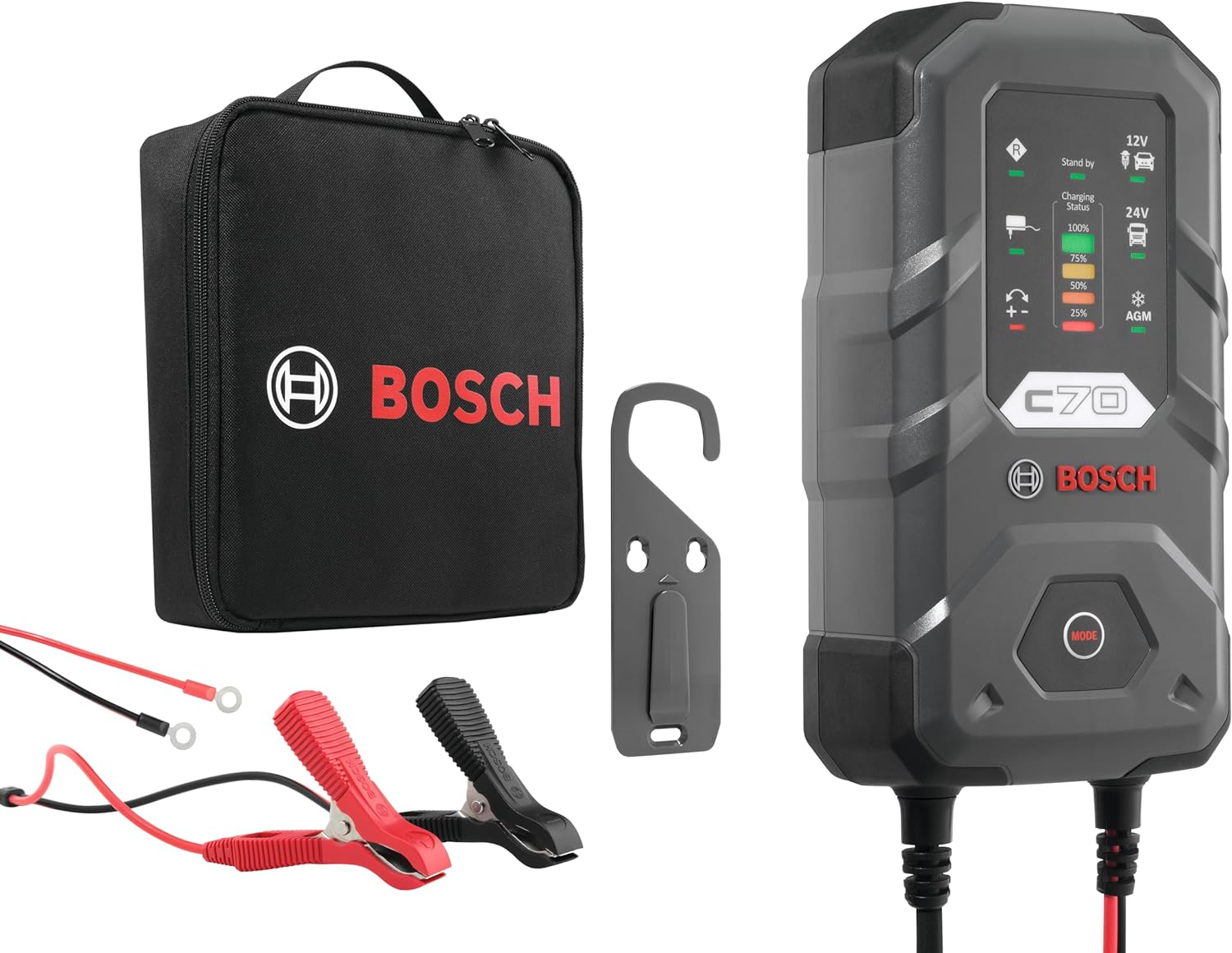 เครื่องชาร์จแบตเตอรี่ รุ่น C70-B BOSCH 0189912070-HD3