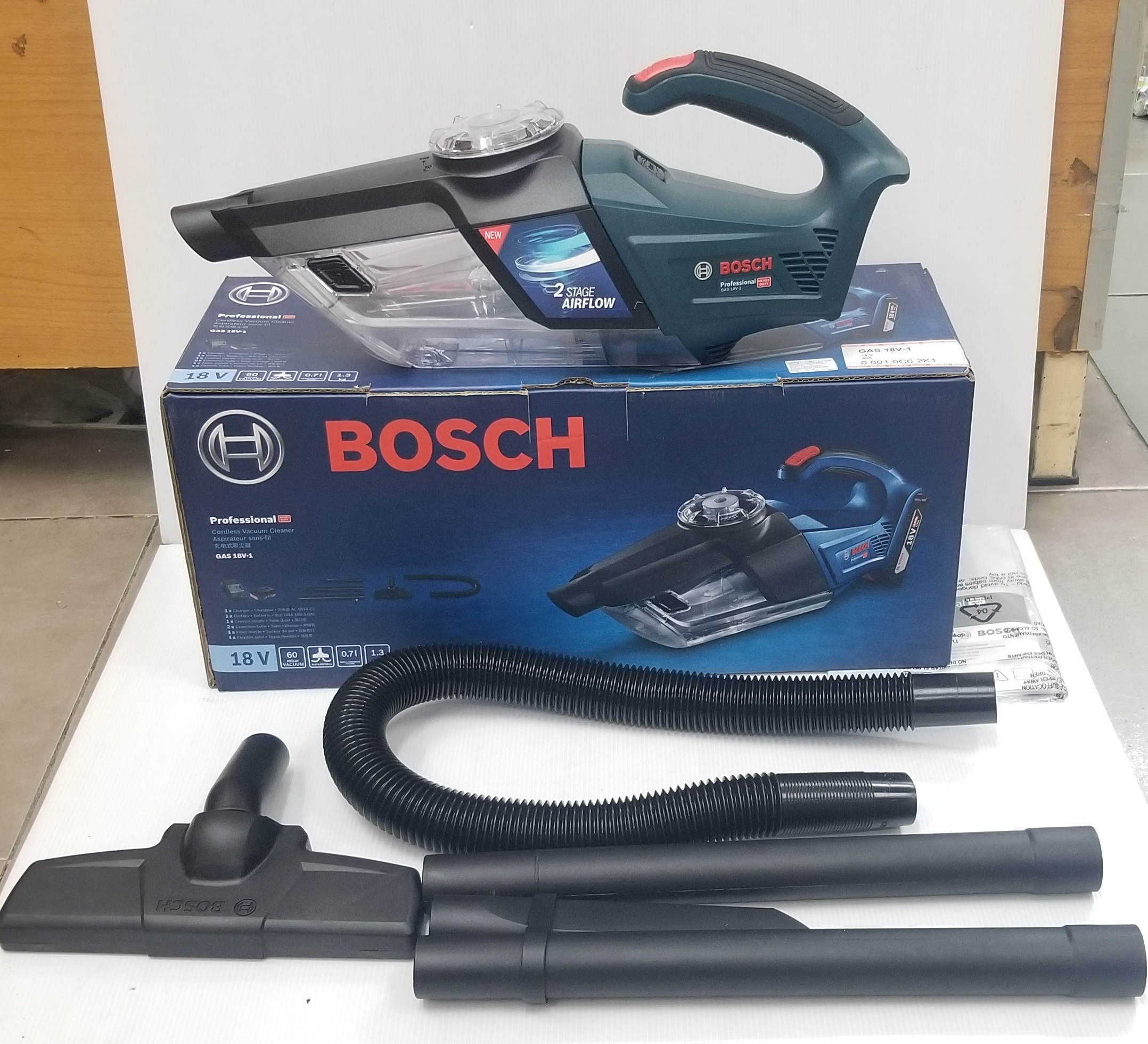 เครื่องดูดฝุ่นไร้สาย GAS18V-1 BOSCH SOLO
