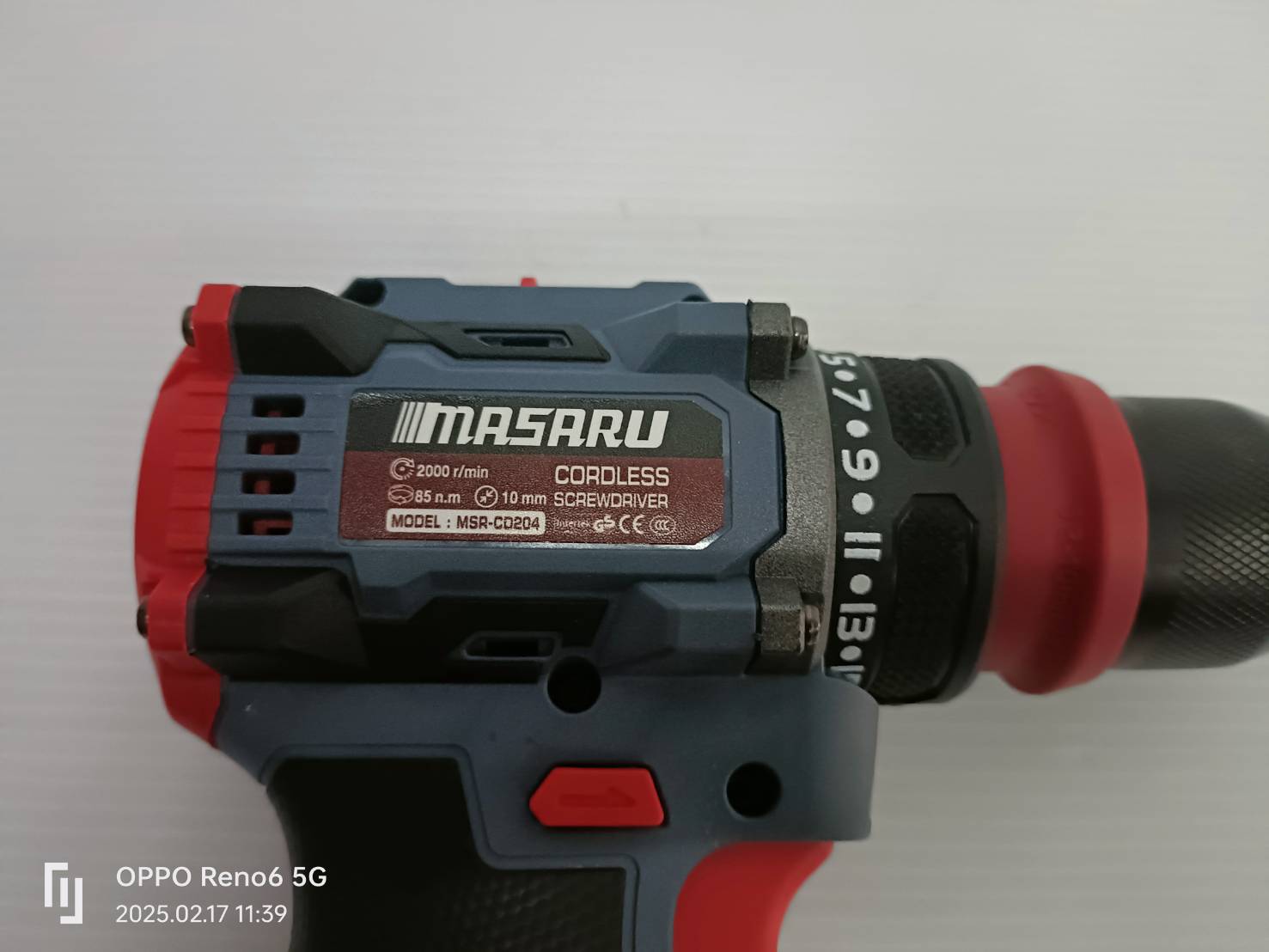 MASARU สว่านไร้สาย2 in 1 รุ่น MSR-CD204-B2 สว่านเปลื่ยนหัวได้