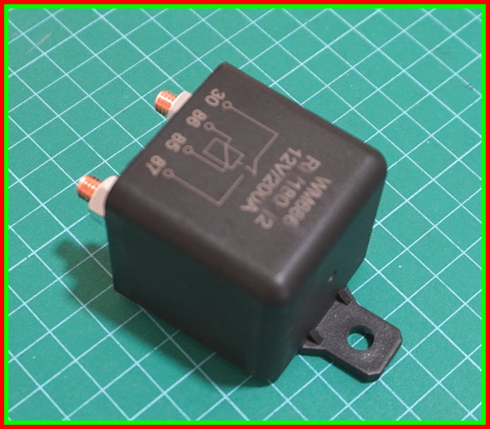 1x เพาเวอร์รีเลย์ Relay 12V หน้าคอนแทครองรับกระแส 200A