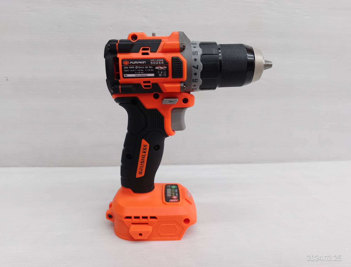 PUMPKIN สว่านไร้สาย20V Brushless Motor INF-13DCB-202K 50259