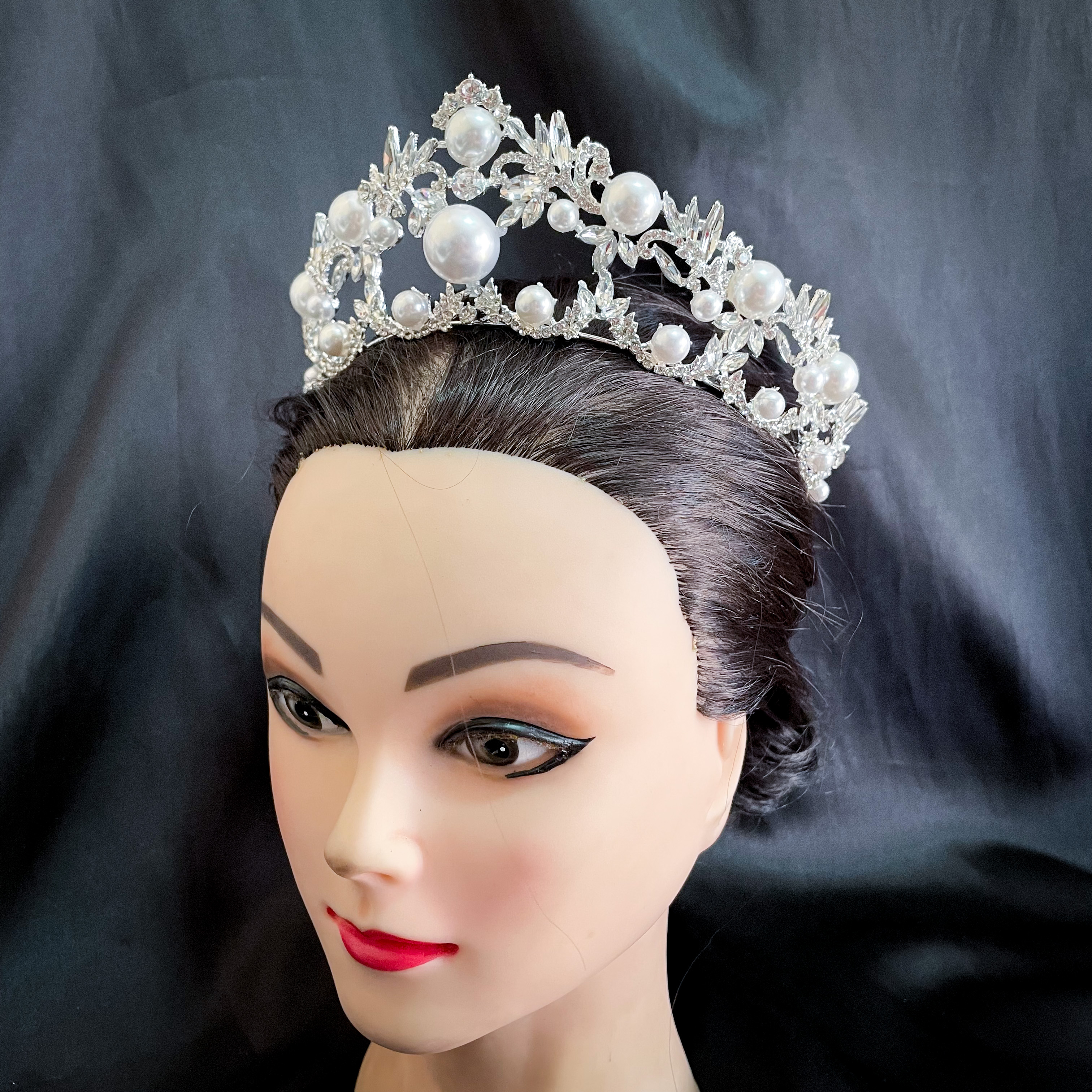 (พร้อมส่ง) เทียร่า 322 มงกุฎเจ้าหญิง งานสวย ปราณีต QCเพชรทุกเม็ด สินค้าพร้อมส่งจากไทย