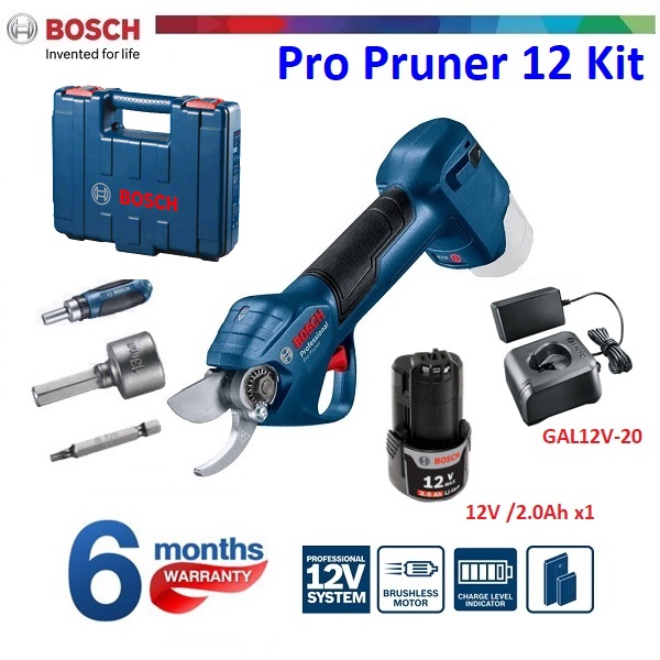 กรรไกรตัดกิ่งไร้สาย Pro Pruner BOSCH Kit
