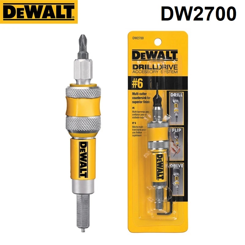 ดอกเคาเตอร์ซิงค์ 6mm. DEWALT DW2700