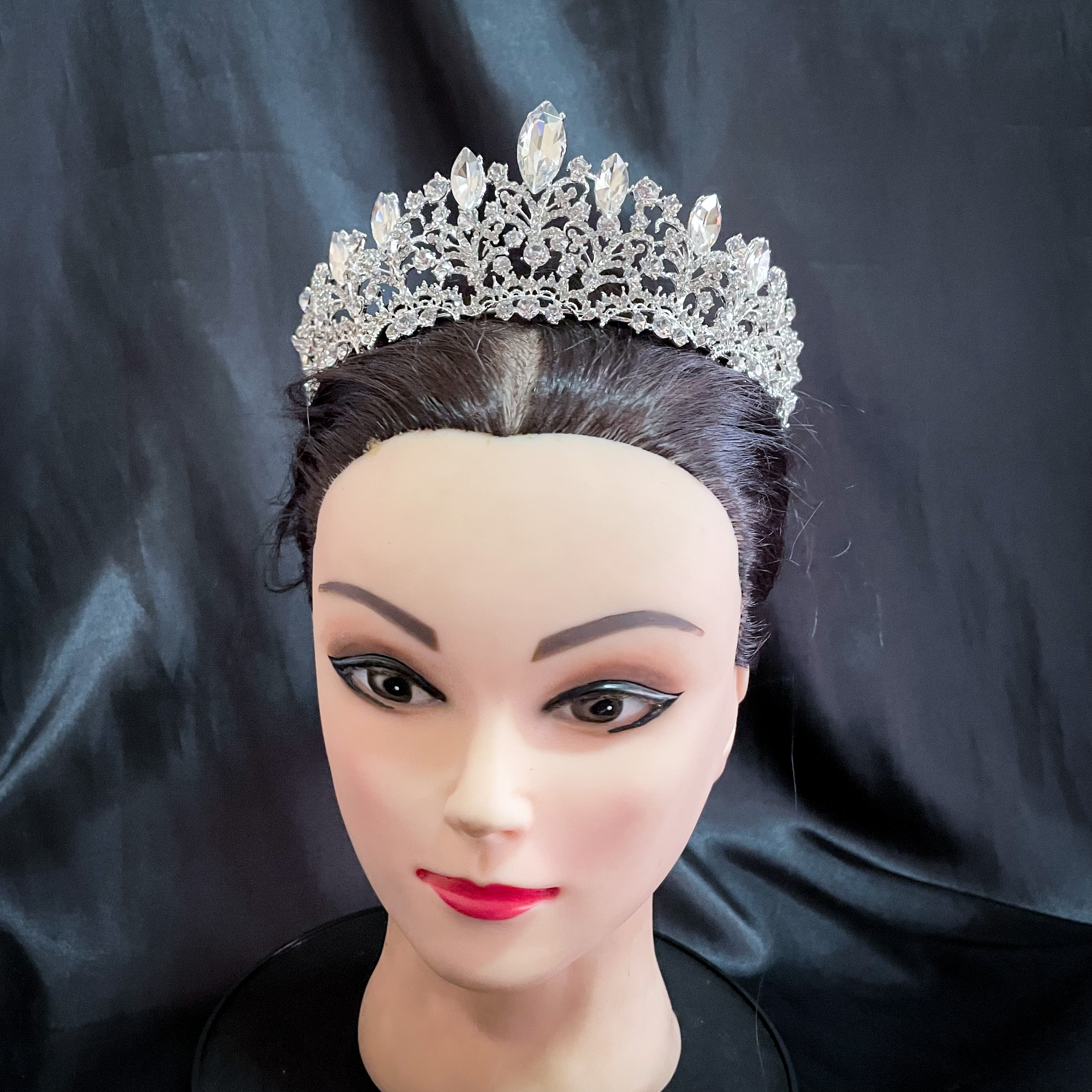 (พร้อมส่ง) เทียร่า 324 มงกุฎเจ้าหญิง งานสวย ปราณีต QCเพชรทุกเม็ด สินค้าพร้อมส่งจากไทย