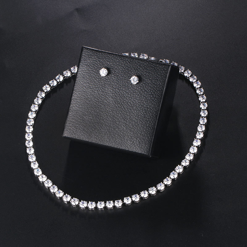 CZ018 เครื่องประดับเพชร CZ เกรดพรีเมี่ยม