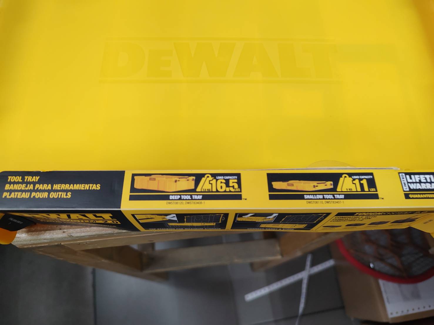ถาดรองกล่องเตี้ย DWST83407-1 DEWALT TOUGH SYSTEM2.0