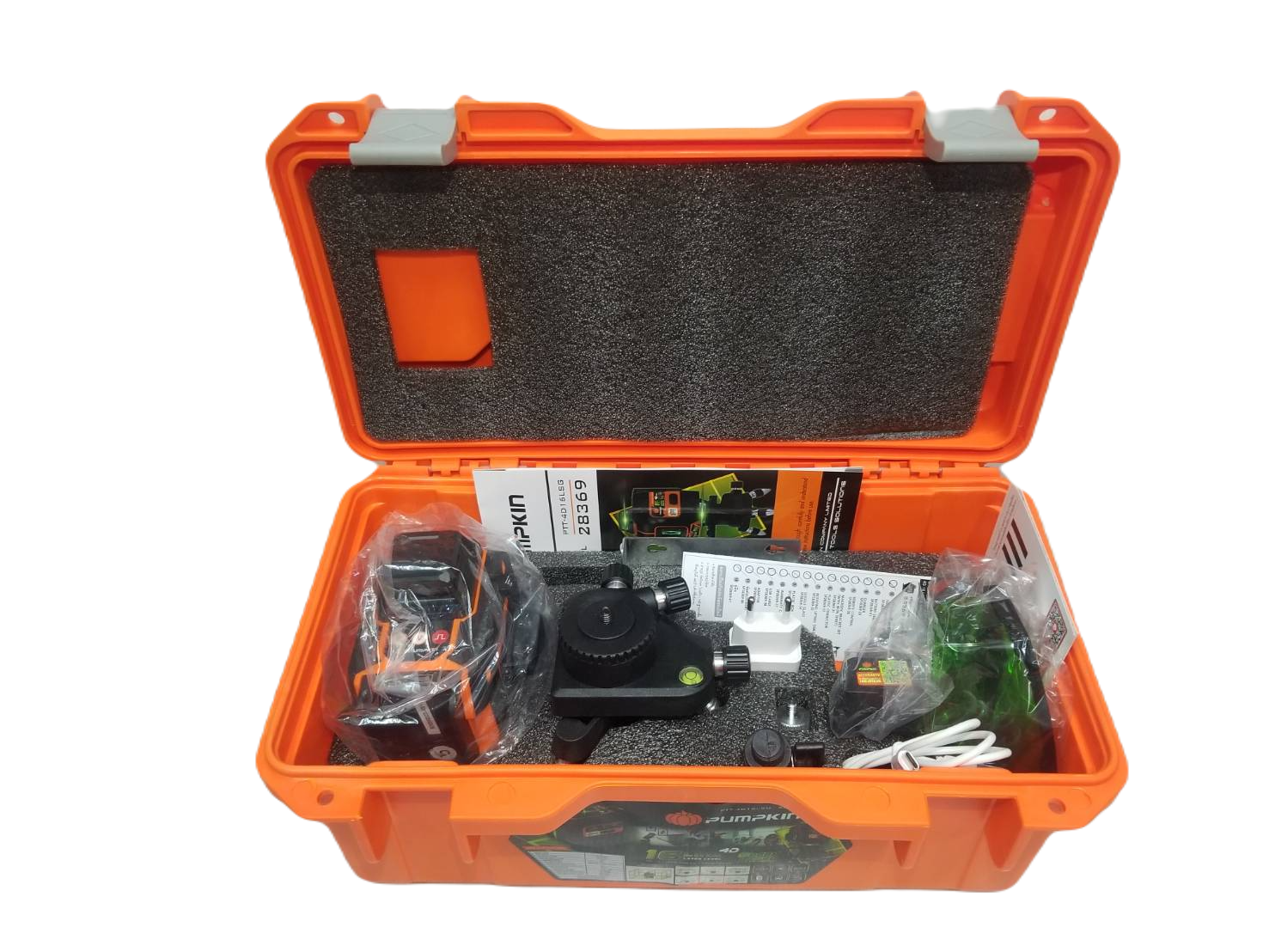 เลเซอร์16เส้น แสงเขียว PTT-4D16LSG PUMPKIN #28369