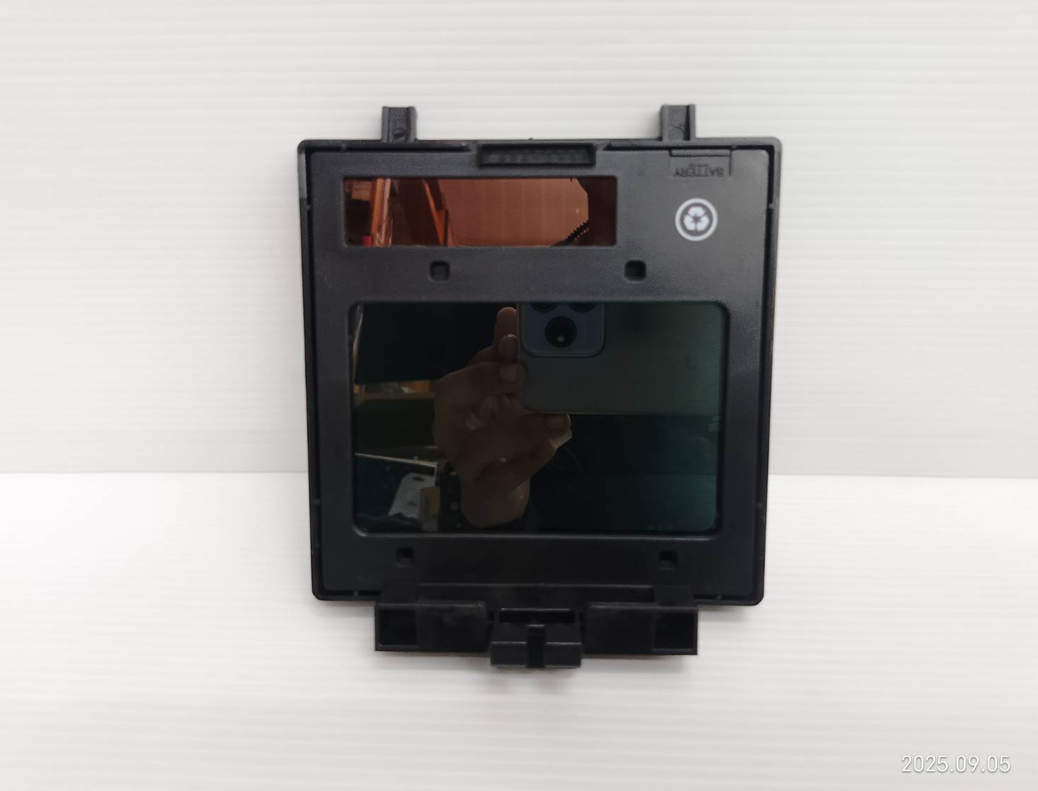 ANDELI หน้ากากปรับแสงอัตโนมัติหน้าจอขนาดใหญ่ มีไฟ LED และมุมมองด้านข้าง MA900VL-AE