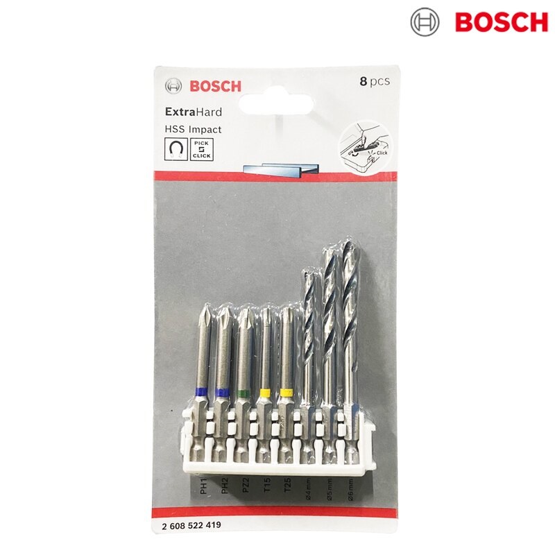 ชุดหัวไขควง65mm.+ดอกสว่านHSS Bits Pack BOSCH