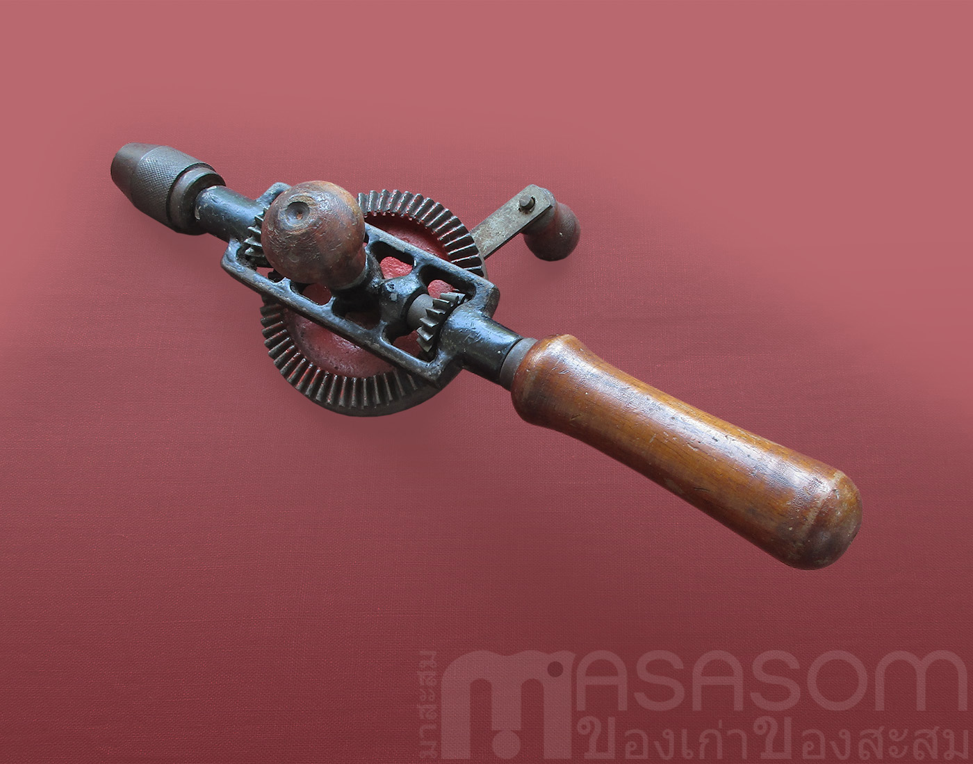 สว่านมือหมุนเล็กสามเฟือง