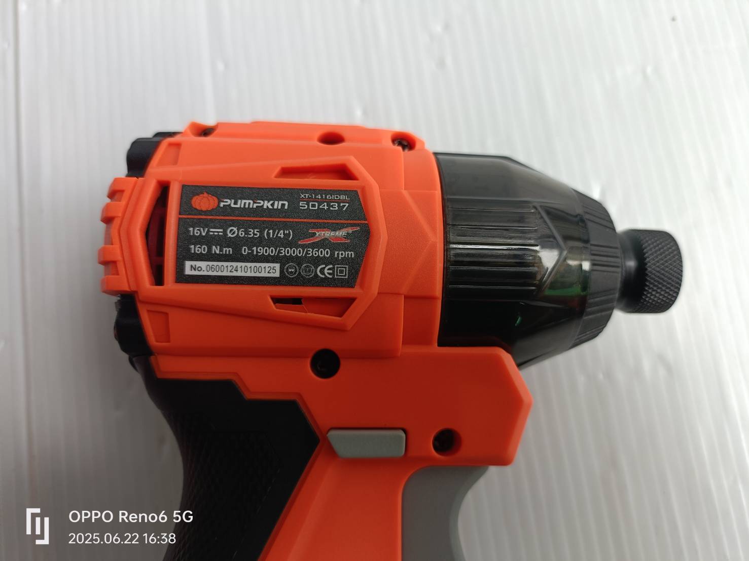 คอมโบ้ชุดสว่าน16V XT-16IMDID-202CK PUMPKIN 50438