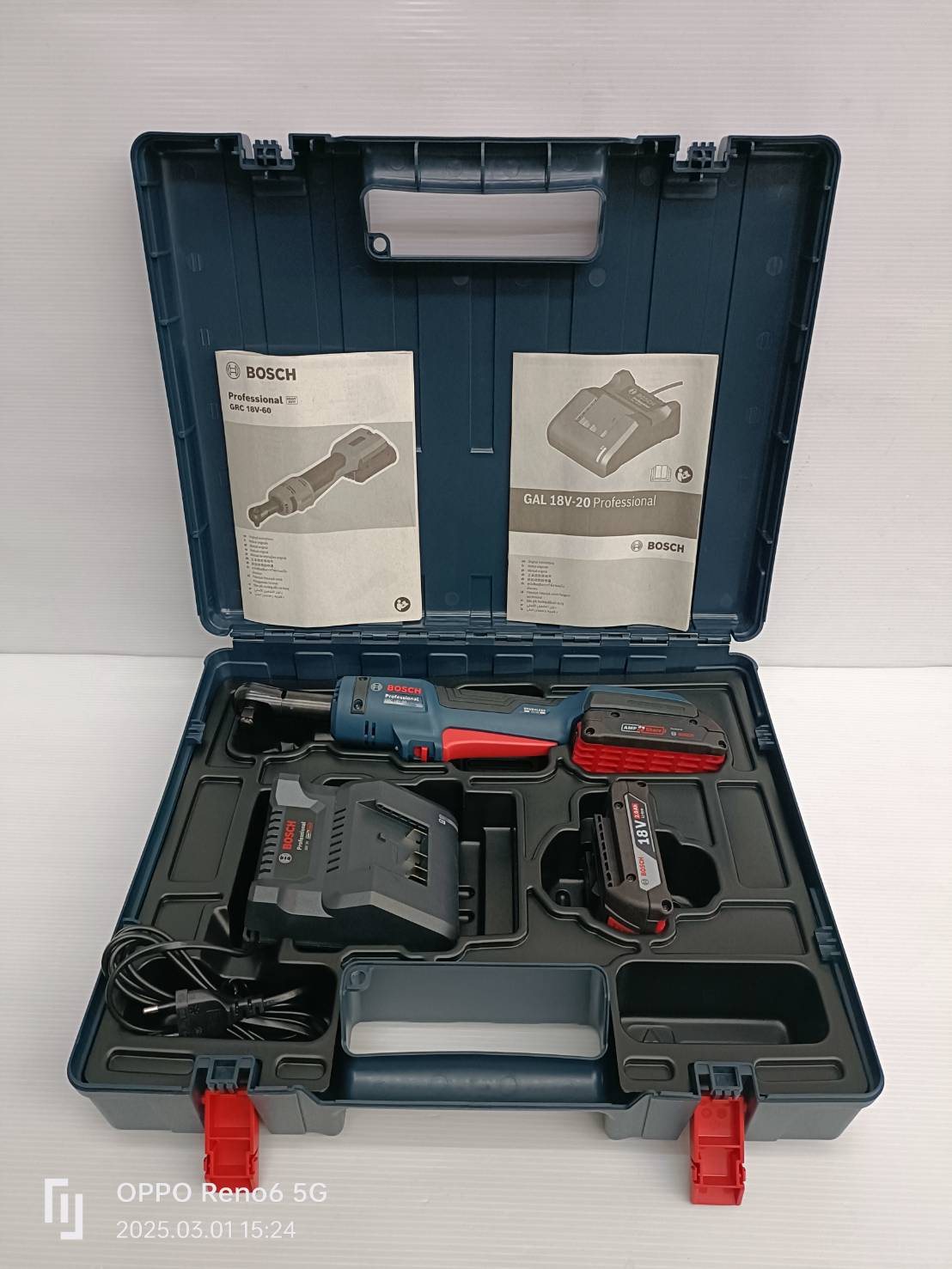 ประแจด้ามฟรี3/8" 18V GRC18V-60 BOSCH 06019N80K2