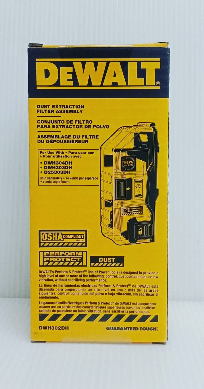 กล่องเก็บฝุ่น รุ่น DWH302DH DEWALT สำหรับเครื่องDWH304DH/DWH303DH/D25303DH