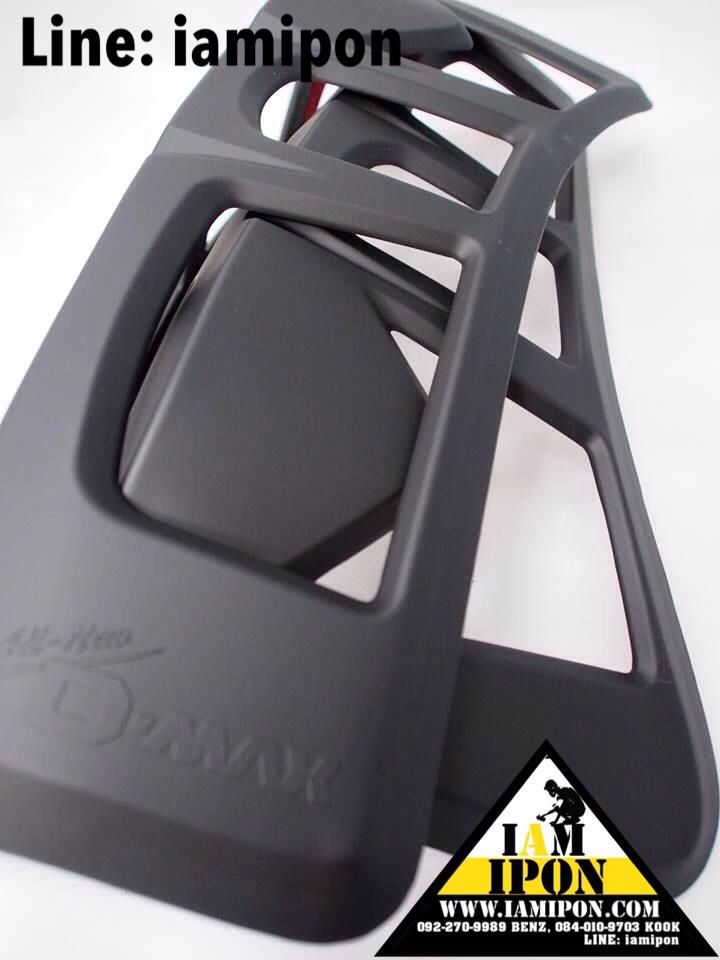 TRAIL LAMP COVER ALL NEW D-MAX 2012 UP FLATBLACK ครอบไฟท้ายดำด้านออนิวดีแมก 2012