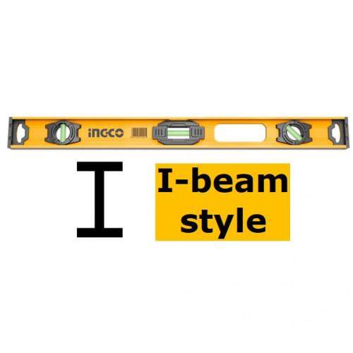 ระดับน้ำอลูมิเนียมแม่เหล็ก I-BEAM ขนาด 60cm (24") INGCO รุ่น HSL28060