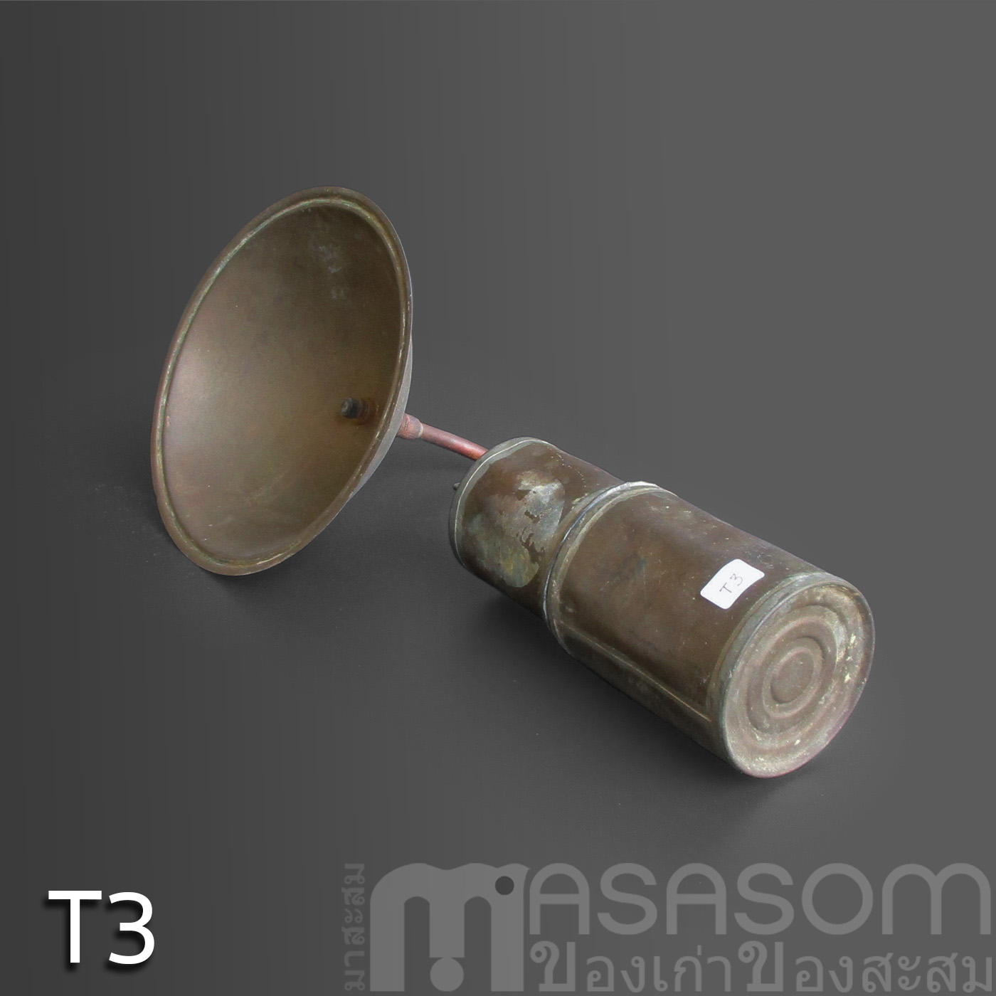 ตะเกียงแก๊สทองเหลืองโบราณ