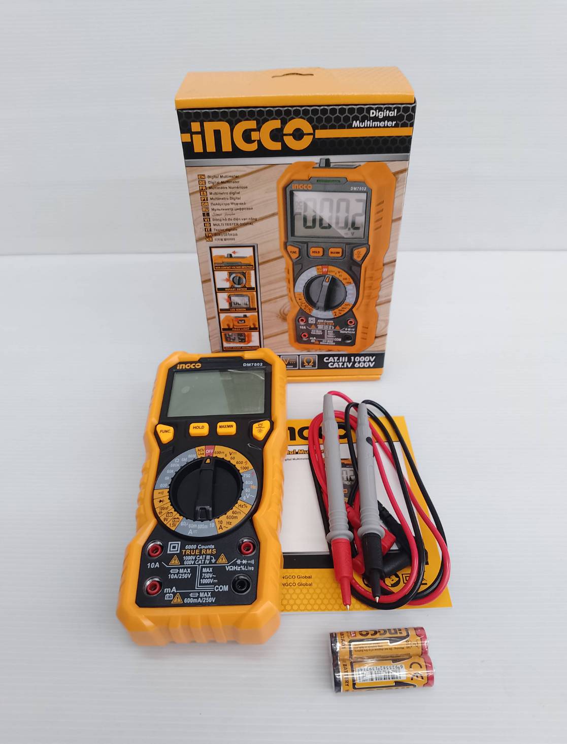 ดิจิตอลมัลติมิเตอร์ DM7502 INGCO