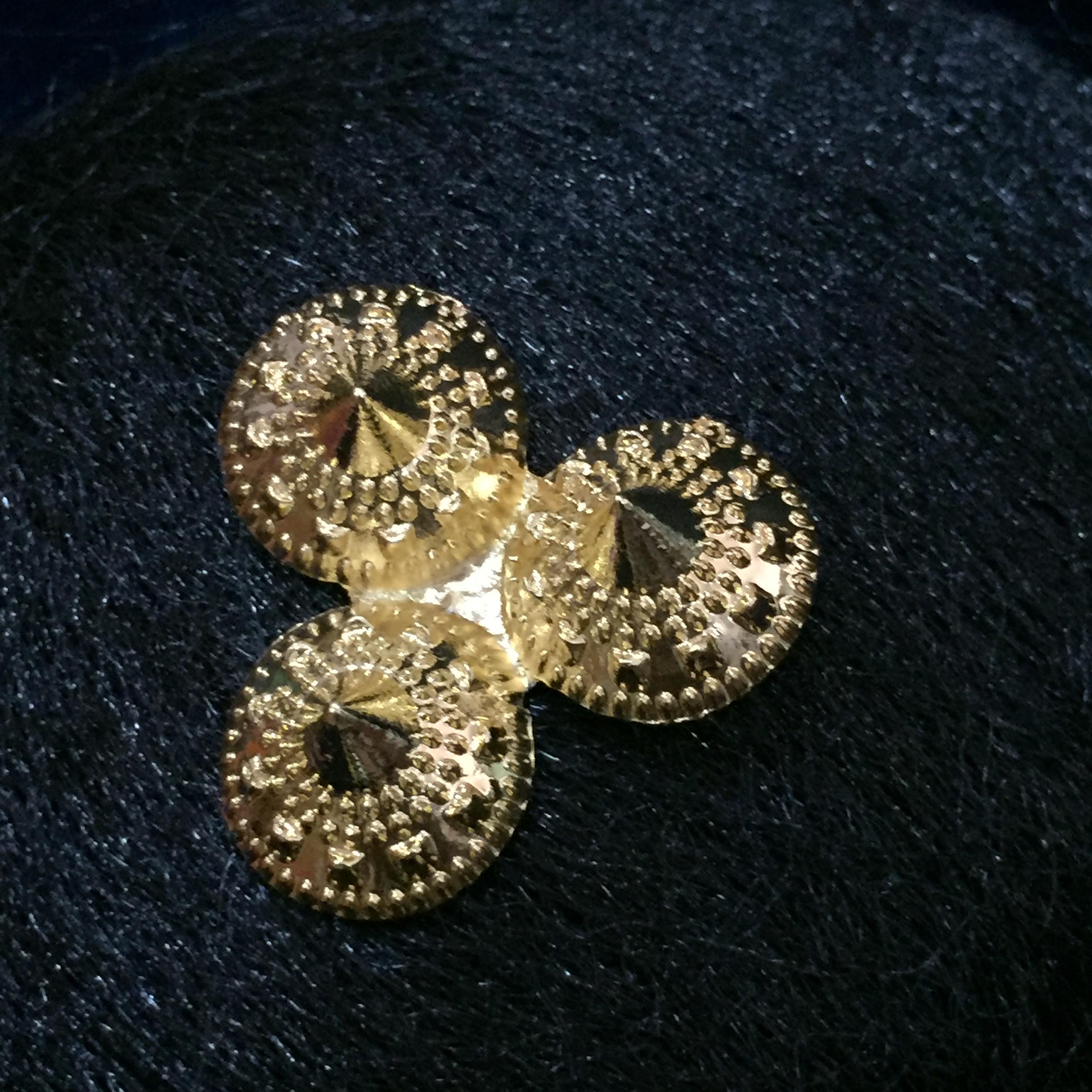 (พร้อมส่ง) ปิ่นทองปักผม 012