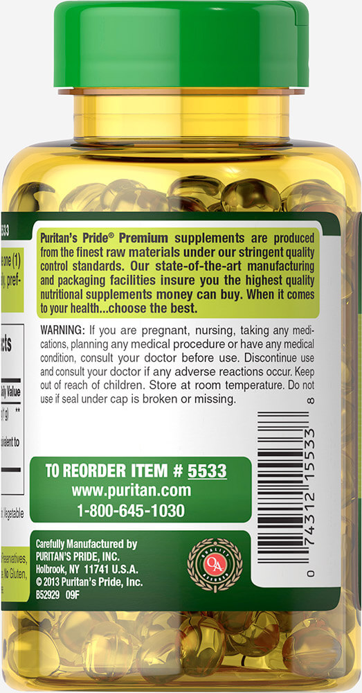 Puritan Odorless Garlic Oil 1000 mg 250 Softgels