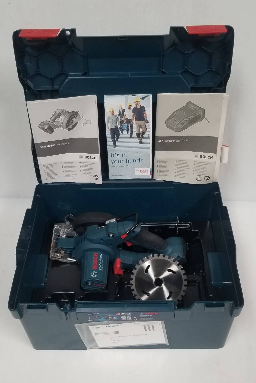 เลื่อยวงเดือนตัดเหล็ก18V GKM18V-LI BOSCH SOLO