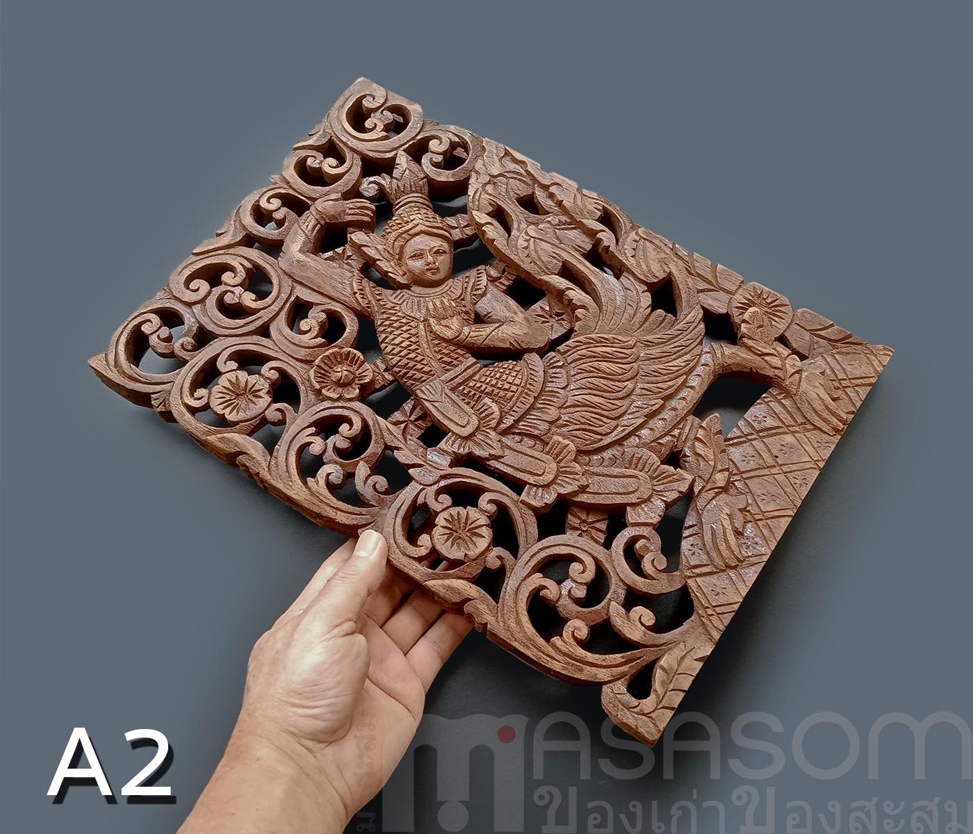 ไม้สักแกะสลักA2